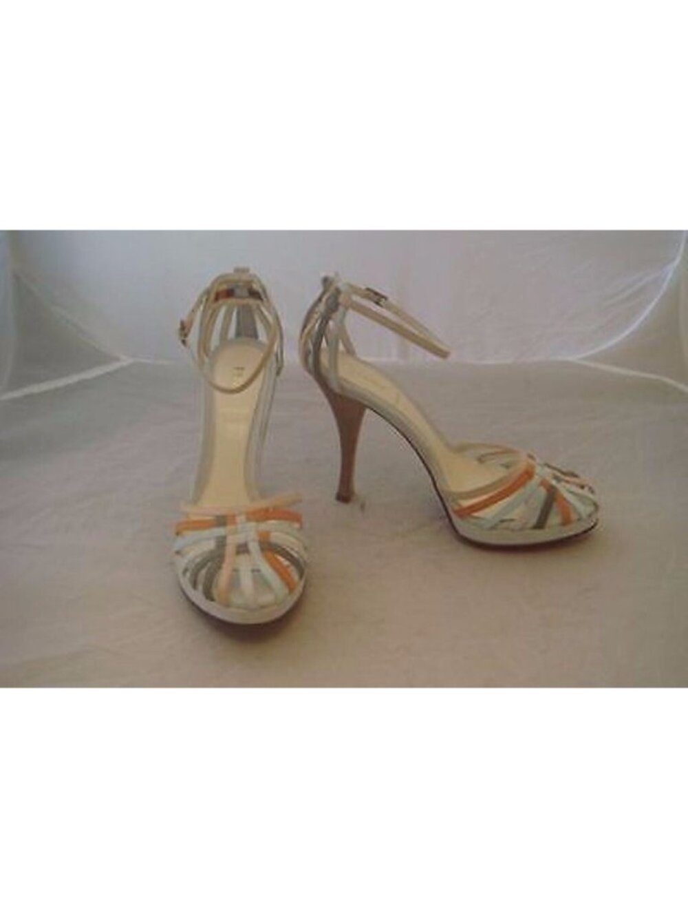 Fendi Platform Suede Sandals Sex and the City Style 37.5 EU - 7.5 US New In Box - Picture 2 of 3